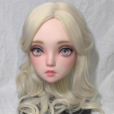 Animated Mask Female Crossdresser Head Shell Transgende Kigurumi Cosplay - Image 1 of 4
