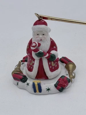 Raro Juego de Apagador de Velas de Papá Noel de Navidad de Colección Partylite P7605 Foto 1 de 4