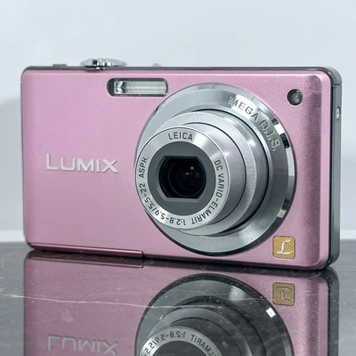 Panasonic LUMIX DMC-FS6 Pink Compact Digital Camera 8.1MP Tested Working - Image 1 of 4