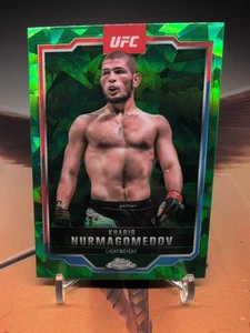 Khabib Nurmagomedov /75 Green Sapphire 2025 Topps Chrome UFC - Picture 1 of 2