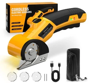 Tijeras Eléctricas Inalámbricas, Cortador de Cartón Recargable 4V Tijera Resistente... - Imagen 1 de 8