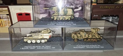 Lot 3  vehicules   allemands    WW2 - 1/72 En BOITE  Vitrine. - Photo 1/2