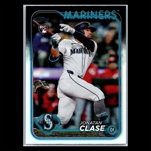 2024 Topps Update Series #US35 Jonatan Clase RC Rainbow Foil - Seattle Mariners - Picture 1 of 2