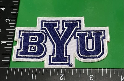 BYU ☝️NCAA  IRON ON PATCH 🏈🏀 USA SELLER 🇺🇸 - Image 1 of 3