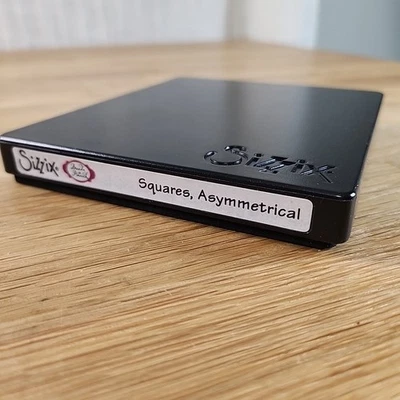 Sizzix BIGZ Асимметричные Квадраты Brenda Pinnick Режущая Штамповка БЕЗ КОРОБКИ НЕИСПОЛЬЗОВАННАЯ - Изображение 1 из 4