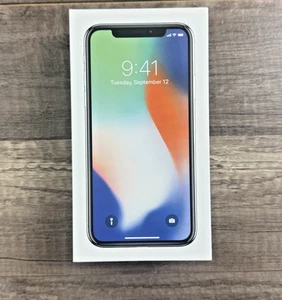 *Boîte vide UNIQUEMENT* Apple iPhone 15 Pro Max Argent 256 Go - Avec le manuel - Photo 1 sur 6