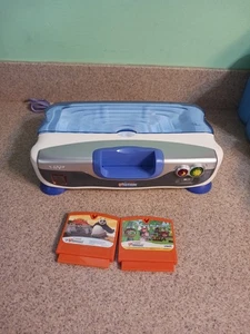V TECH V.SMILE V-MOTION Learning System Console Plus 2 GAMES NO CONTROLLER - Picture 1 of 6