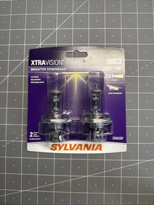 SYLVANIA - 9003 XtraVision - Bombilla halógena de alto rendimiento para faros (2 bombillas) - Imagen 1 de 3