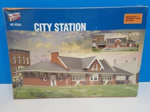 Walthers HO City Station Building Kit 933-2904 New in Factory Sealed Box - Picture 1 of 3