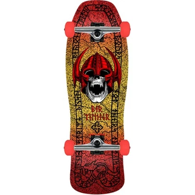 Conjunto de monopatín Powell Peralta Welinder clásico rojo/amarillo Old School Reiss Foto 1 de 4
