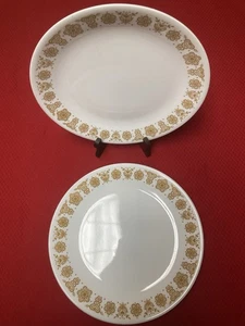 Set 10 Corelle Butterfly Gold Luncheon Plates 8 1/2", Nice Condition - Picture 1 of 3