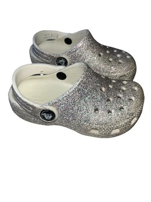 Crocs сабо размер C 8 маленьких девочек комфорт туфли блестящий детский размер 8 - Изображение 1 из 4