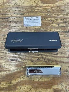 Hohner 7544-C Amadeus Chrome Plated Chromatic Harmonica With Case - Picture 1 of 16