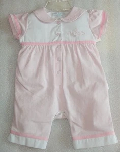 NEW Le Top Baby *Pretty Sea Pony* Summer Footless Jumpsuit Size New Born NWT - Picture 1 of 1