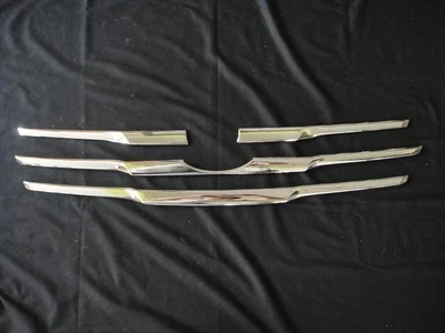 Chrome Line Front Grill Cover Trim For Toyota Hilux Vigo Champ 2011 2013 - Image 1 of 4