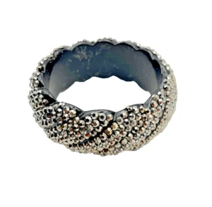 Vintage Rhinestone Encrusted 10" Bangle / Bracelet - Picture 1 of 3