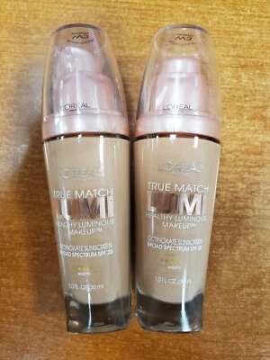 2 Pack: L'Oreal True Match Lumi Foundation *W3 Nude Beige* (4756-R8P6a) - Image 1 of 3