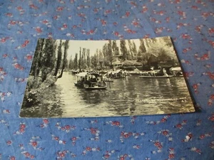Old Postcard Mexico Canal de Xochimilco RPPC Not Postmarked - Picture 1 of 2