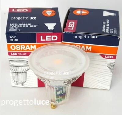LEDVANCE OSRAM LAMPADA LED FARETTO INCASSO GU10 DA 6,9W SPOTLIGHT OSRAM 120°