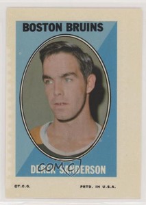 1970-71 Topps Sticker Stamps Derek Sanderson