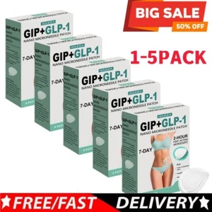 1-5X Nano Micro-needle Patch-GIP-GLP-1 Patch-Unisex Slimming Microneedle Patch - Picture 1 of 21