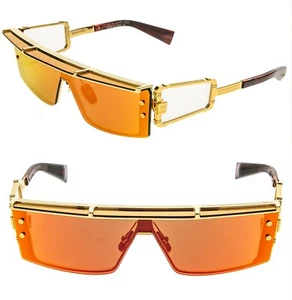 BALMAIN WONDER BOY III BY AKONI BPS127 Titanium Gold Mirror BPS 127C Sunglasses - Picture 1 of 14