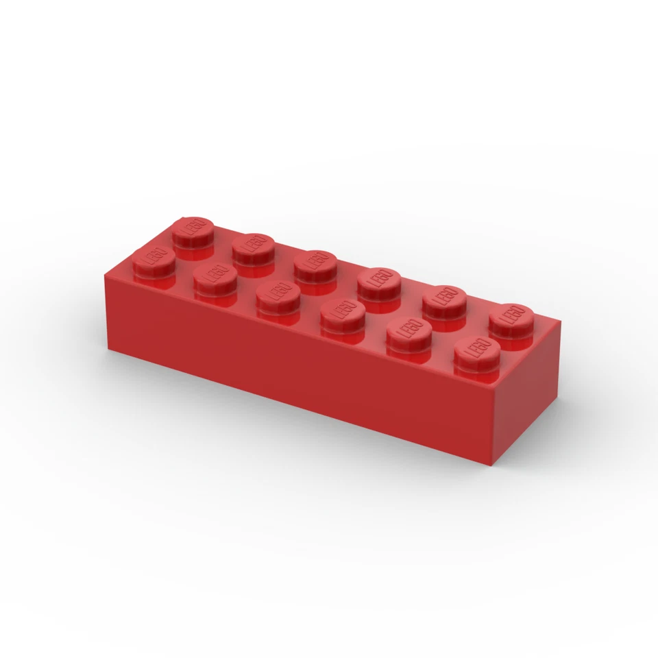 Lego 5x Basic Steine 2x6 bricks 2456 rot red - Bild 1 von 1