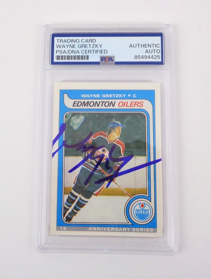 Wayne Gretzky Signed Auto 1992 25th Anniversary Series Rookie Card PSA/DNA COA - Image 1 of 1