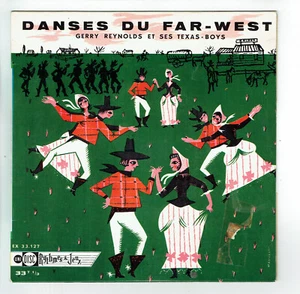 Gerry REYNOLDS & TEXAS-BOYS Disque 33T 17 cm DANSES FAR-WEST -UNIDISC 33127 RARE - Imagen 1 de 7