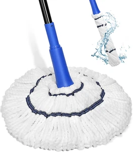 Self Wringing Mop Microfiber Twist Mop for Floor Cleaning, String Wet Floor Mops - Picture 1 of 12