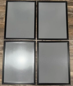 4x M&T Displays Black 18x24 Poster Frames 1 inch Aluminum Front Loading Wall Lot - Picture 1 of 9