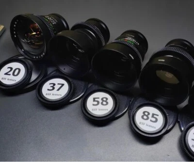 LENTES SOVIÉTICAS HELIOS Cine mod ANAMÓRFICO Ovalado Bokeh SET 20 37 58 85 ARRI PL Foto 1 de 4