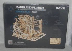 ROKR Coaster Explorer Marble Run 3D Wooden Puzzle Mechanical Model Kit LG503 - Picture 1 of 8