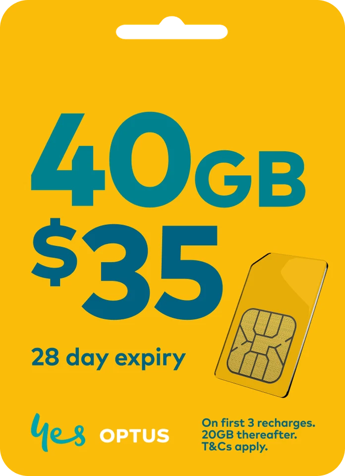 x Optus Prepaid Mobile 4G 5G Nano Micro SIM Card Australian Starter Kit