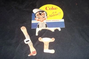 1950s Coke Rootie Kazootie Stars Cut Out Baseball Card - Picture 1 of 1