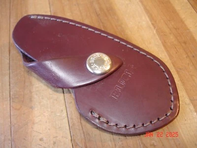 CUCHILLOS BUCK 1 NUEVO CUCHILLO 271 ALPHA DORADO FUNDA CUERO BORGOÑA Foto 1 de 4