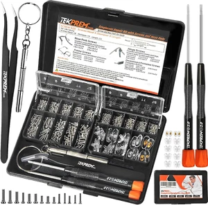 TEKPREM Magnet Brillenreparatur Werkzeug Set, Brillenreparatur Schraubendreher Set - Bild 1 von 12