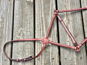 CWD Plain Raised Lighter Brown Figure 8 Noseband Caveson - Size 3 Full - NWOT - Picture 1 of 8