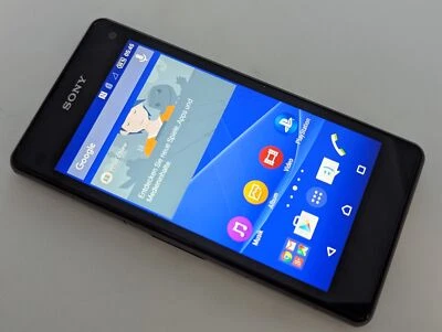 Sony Xperia Z1 Compact 16GB Black Schwarz Display defekt D5503 - Bild 1 von 4