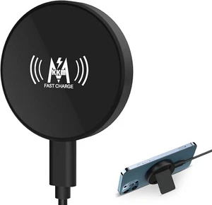 Universal iPhone Compatibility Magnetic MagSafe Wireless Fast Charger 15W BLACK - Picture 1 of 5