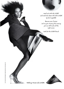 1995 Lycra Brandi Quinones Hosiery pantyhose 1-page MAGAZINE AD - Picture 1 of 1