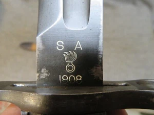 WWI US MODEL 1905 BAYO-SPRINGFIELD ARMORY 1908-W/ SCABBARD - Picture 1 of 13