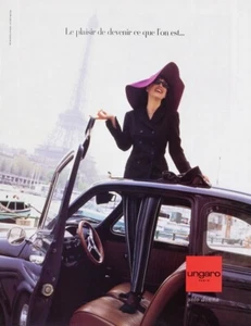 Emanuel Ungaro París 1994 moda 1 página revista anuncio - Imagen 1 de 1
