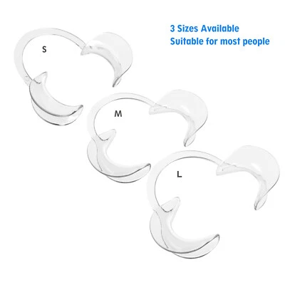 20 peças S/M/L abridor de boca dental retrator de bochecha labial forma de C jogo adulto infantil - Imagem 1 de 4