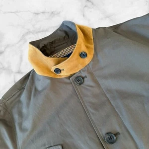 Neu ohne Etikett Brooks Brothers braune wasserdichte Nylonjacke für Herren Größe Latge - Bild 1 von 13