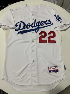 Majestic On field Authentic Los Angeles Dodgers Clayton Kershaw jersey sz 44 L - Picture 1 of 16