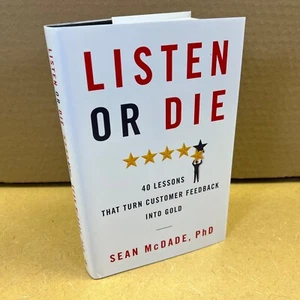 LISTEN or DIE - Sean McDade -- Book GIFT IDEA? EXCELLENT NEW CONDITION - Bild 1 von 9