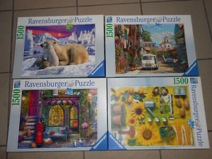4 x Ravensburger Puzzle a 1500 Teile - - Bild 1 von 5