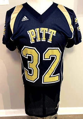 Vintage  Pitt Panthers Team Issued Football Jersey Adidas USA Made SIze Large - Image 1 of 4