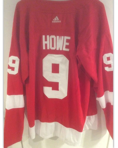 Gordie Howe Detroit Red Wings jersey, NWT, Mens (50), XL, 25” pit-to-pit Cover